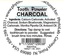 Załaduj obraz do przeglądarki galerii, PhytoLab Proszek do zębów z węglem drzewnym 40g