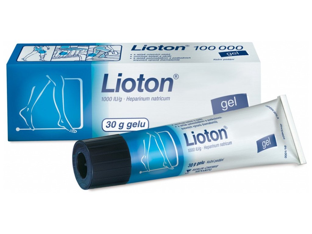 Lioton 1000 GEL 30 G Varicose Vein Bruises Scar – Zdrowie & Uroda