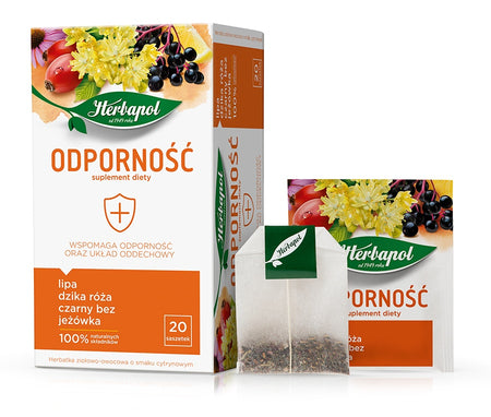 Herbapol Odpornosc Immunity Lemon-flavoured fruit & herbal tea 20 sachets