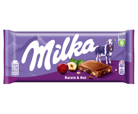 Milka Raisins & Nuts 100g