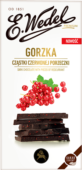 Wedel Dark Chocolate W/ Redcurr 100g