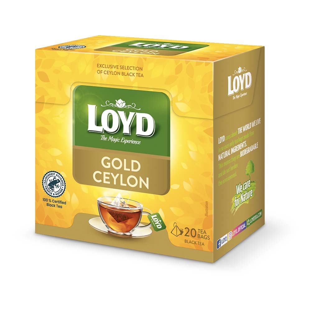 Loyd Gold Ceylon Black Tea 40g 20 tea bags