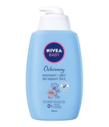 Nivea Baby Szampon Ochronny 2w1 Żel Pod Prysznic 500ml