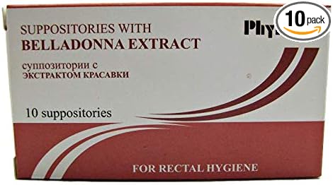 PhytoLab Belladonna Extract Suppositories for Rectal Hygiene 10 suppositories