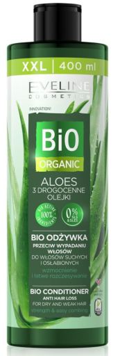 Eveline Bio Organiczna odżywka przeciw wypadaniu włosów do włosów suchych i słabych 400ml