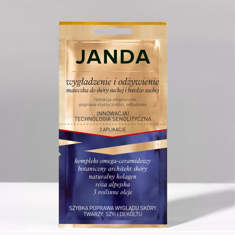 Janda Smoothing Nourishing Mask for Face Neck and Cleavage 10ml