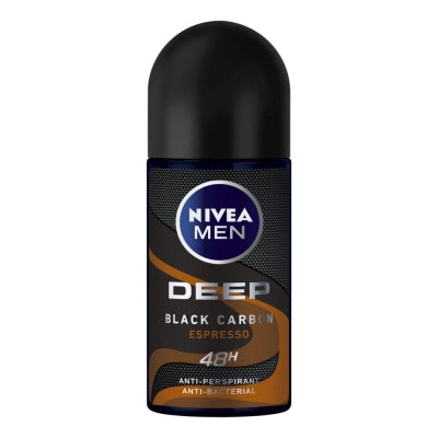 Nivea Men Deep Black Carbon Espresso 48H Antyperspirant w kulce 50ml