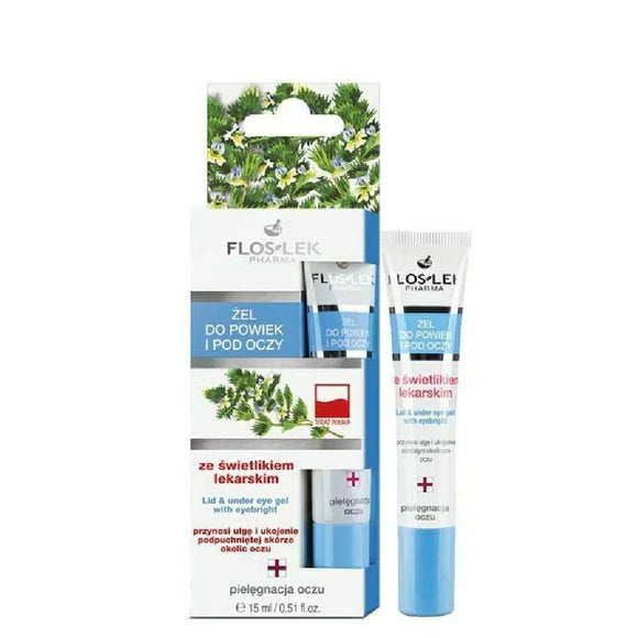 Flos-Lek Żel do powiek i pod oczy ze świetlikiem 15ml