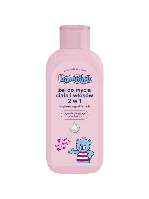 Bambino Body and Hair Wash 2in1 for Children and Babies 400ml