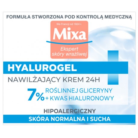 Mixa Sensitive Skin Expert Hyalurogel Krem Intensywnie Nawilżający 50ml