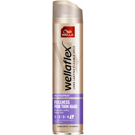 Wella Wellaflex Hairspray Fullness for Thin Hair 5 Ultra Strong Hold 2 ...