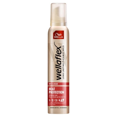 Wella Wellaflex Mousse Heat Protection 5 Ultra mocne utrwalenie 200ml