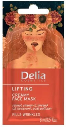Delia Liftingująca kremowa maska ​​do twarzy 8ml