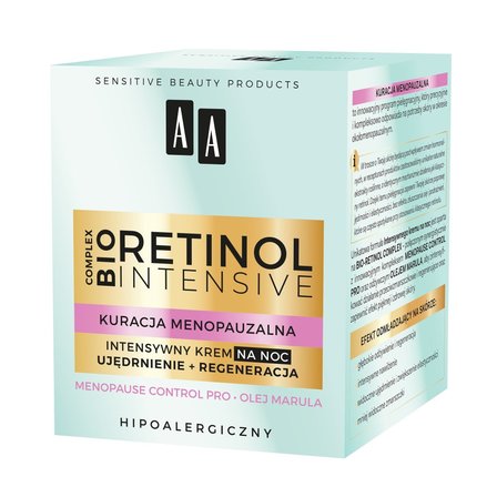 AA Bio-Retinol Complex Retinol Intensywnie Ujędrniający Regenerujący Krem Na Noc 50ml