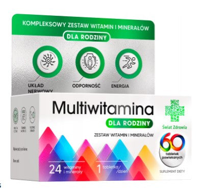 SWIAT ZDROWIA Multivitamin for Family 60 tablets dla Rodziny