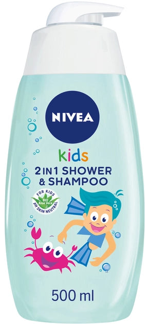 Nivea Kids 3w1 Szampon pod Prysznic Odżywka Magiczne Jabłko 500ml