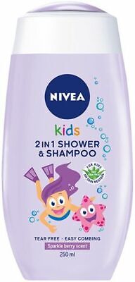 Nivea Kids Szampon pod prysznic 3w1 Odżywka o zapachu Magicznej Jagody 500ml