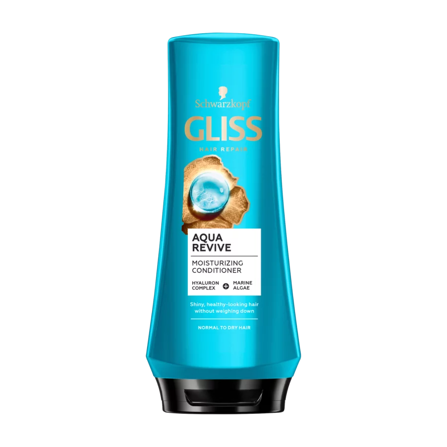 Schwarzkopf Gliss Hair Repair Aqua Revive Moisturizing Conditioner Normal to Dry Hair 200ml