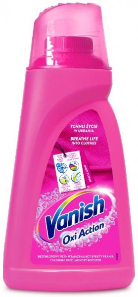 Vanish Oxy Action Multi Power Płynny odplamiacz do tkanin 1L