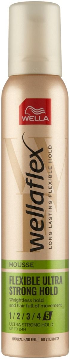 Wella Wellaflex Mousse 5 Elastyczny, bardzo mocny chwyt 200ml