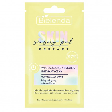 Bielenda Skin Restart Sensoryczny Wygładzający Odświeżający Peeling Enzymatyczny 8g