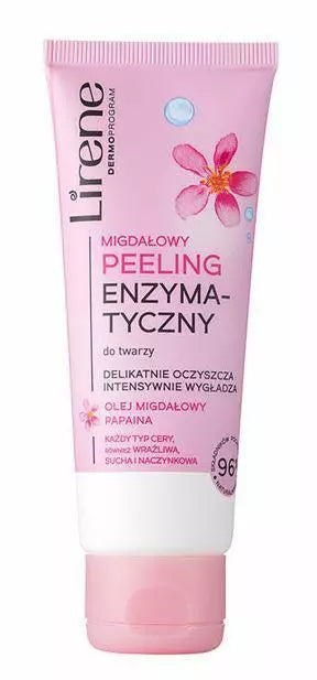 Lirene Migdałowy Enzymatyczny Peeling Do Twarzy Z Papainą 75ml