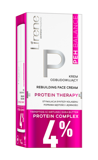 Lirene Protein Therapy Odbudowujący krem ​​do twarzy 40ml