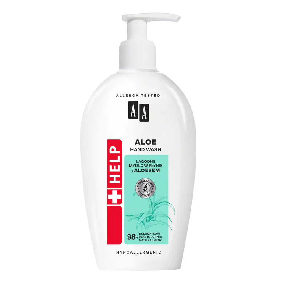 AA Help Mild Liquid Hand Soap with Aloe Vera Extract Hypoallergenic 300ml