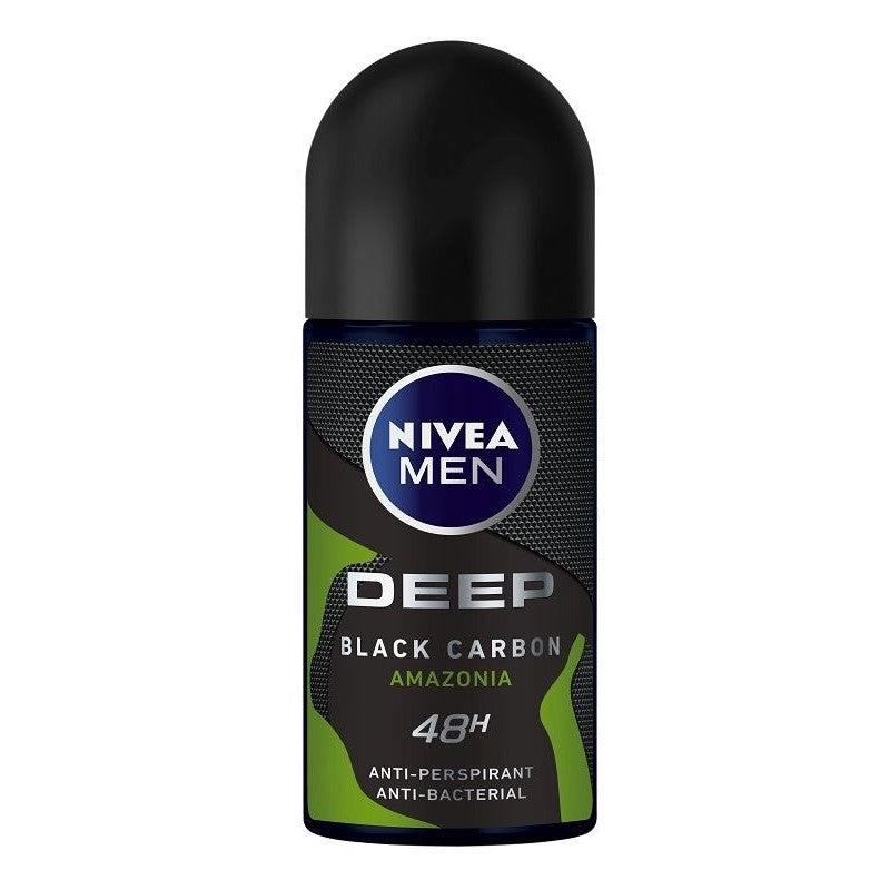 Nivea Men Deep Black Carbon Amazonia 48H Antyperspirant w kulce 50ml