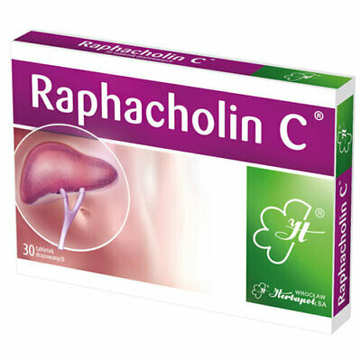 Herbapol Raphacholin C Wspomaga Trawienie i Zdrową Wątrobę 30 tabletek