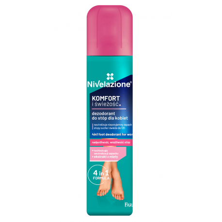 Nivelazione Comfort and Freshness 4in1 Foot Deodorant for Women 180ml