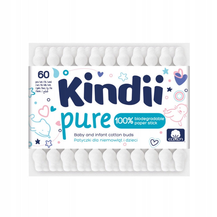 Kindii Pure Baby Cotton Buds 60ct