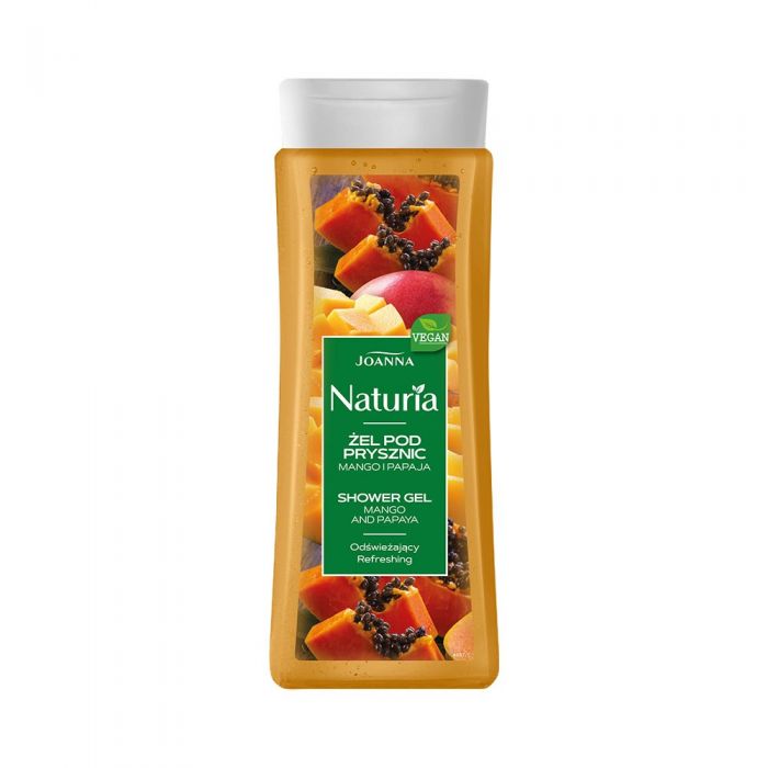 Joanna Naturia Vegan Refreshing Shower Gel Mango and Papaya 300ml