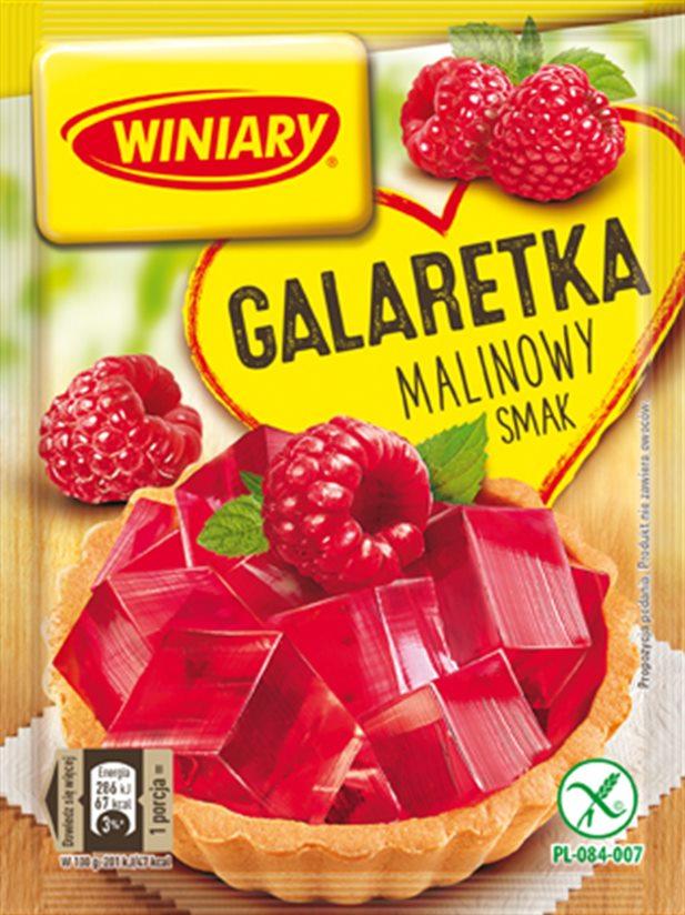 Winiary Jelly Raspberry (Galaretka Malinowa) 71g