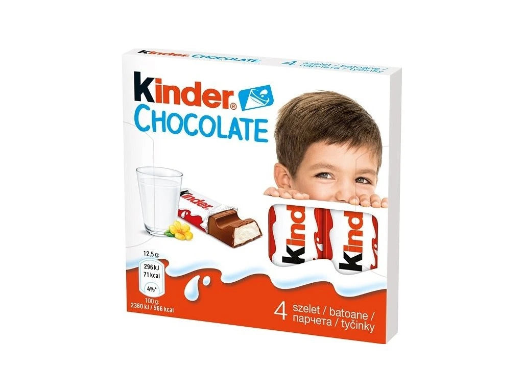 Kinder Milk Chocolate Bar ( Czekolada Mleczna Mala) 50g