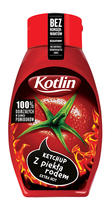 Kotlin Ketchup Extra Spicy (Ketchup Z Piekla Rodem) 450g