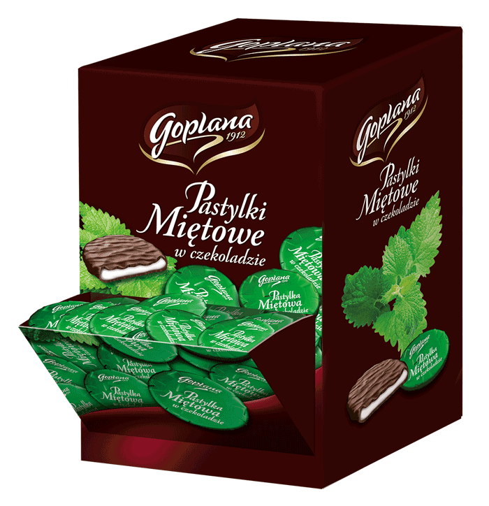 Goplana Mint Drops (Pastylki Mietowe W Czekoladzie) Solidarn 2500g