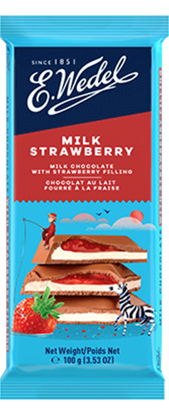 Wedel Milk-Strawberry Chocolate (Truskawkowa) 100g