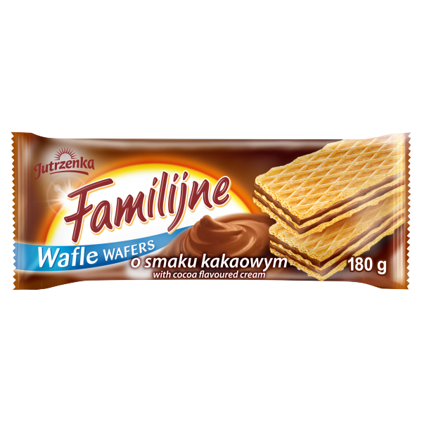 Jutrzenka Family Wafers Cocoa ( Kakaowe) 180g