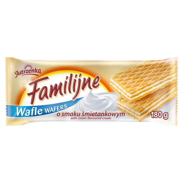 Jutrzenka Family Wafers Vanilla ( Gofrowe Waniliowe ) 130g