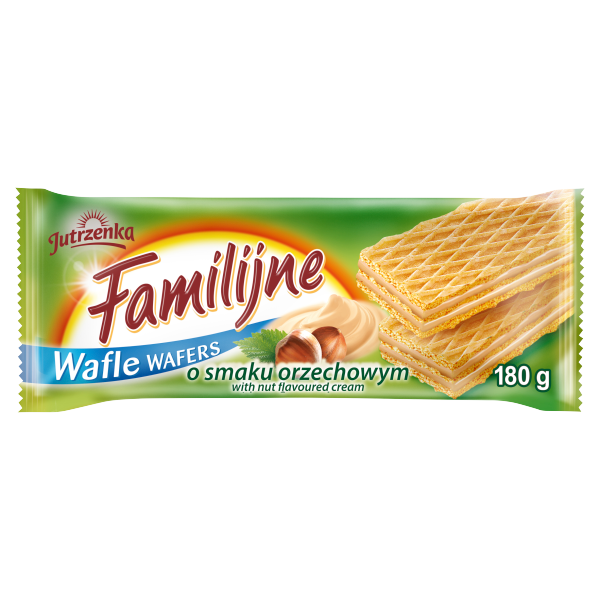 Jutrzenka Family Wafers Hazelnut (Orzechowe) 180g