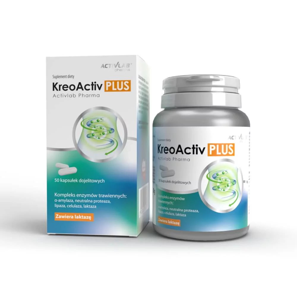 KreoActive PLUS, capsules with a complex of digestive enzymes, 50 pcs.