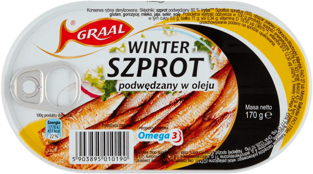 Graal Sprats In Oil Winter (Szprotki Podwedzane W Oleju) 170g