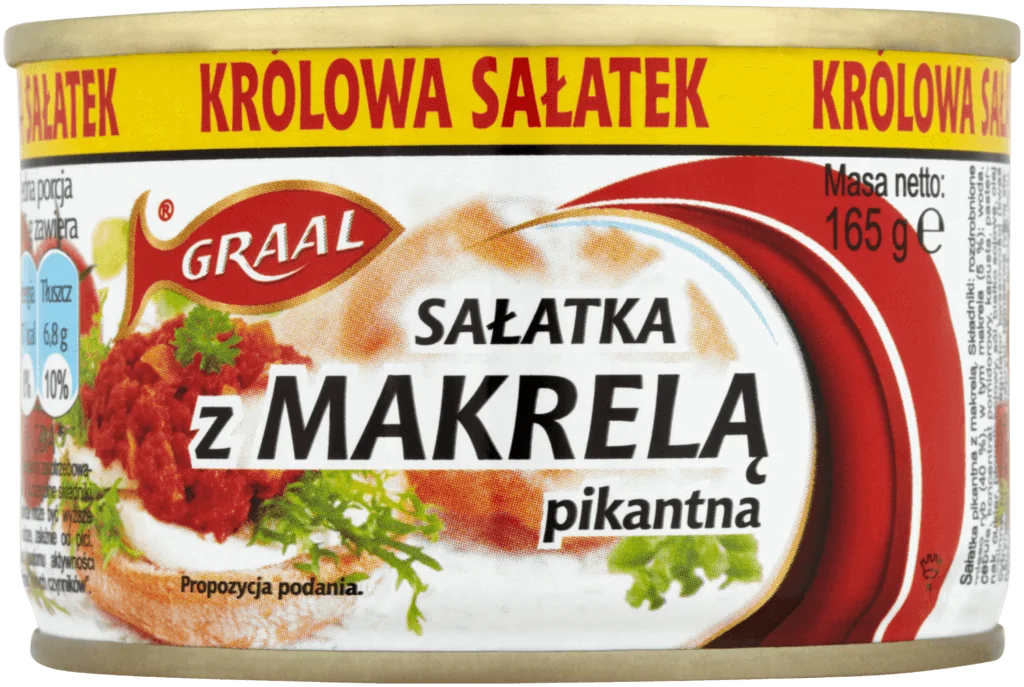 Graal Salatka Pikantna Z Makrela Spice Makerel Salad 300g