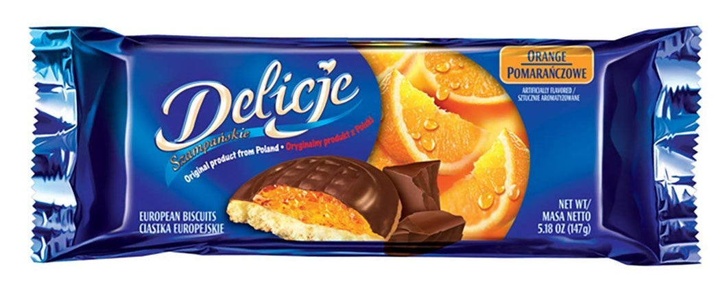 Delicje Orange 147 g european biscuits