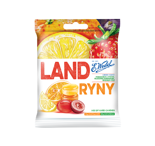 Wedel Fruit Drops-Hard Candies (Landrynki) 90g