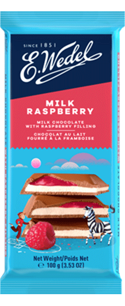 Wedel Milk- Raspberry Chocolate (Malinowa) 100g