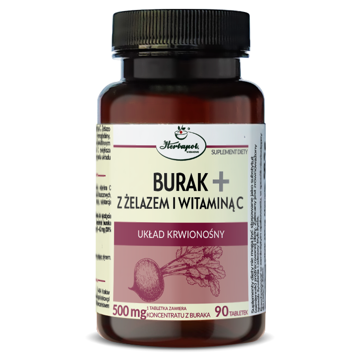 Herbapol BEET + with iron and vitamin C 90 tablets