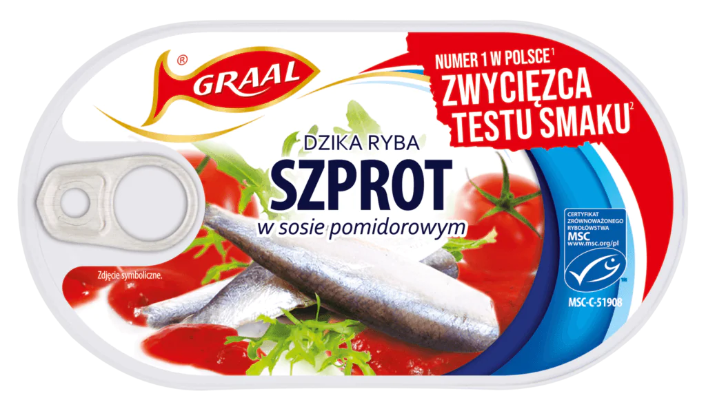 Graal Szprot W Sosie Pomidorowym (Sprats In Tomato Sauce) 170g