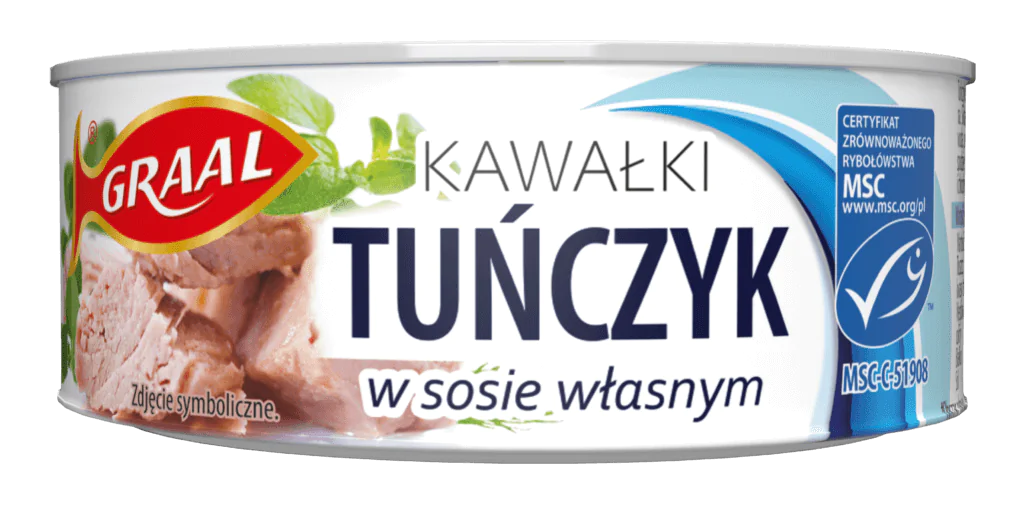 Graal Tuna Kawalki W Sosie Wlasnym 170g